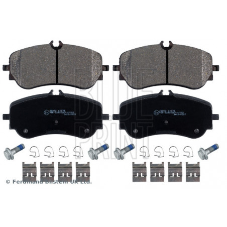 Jeu de quatre plaquettes de frein à disque BLUE PRINT