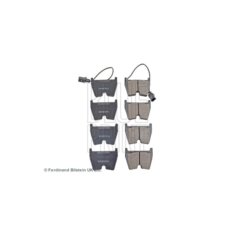 Jeu de quatre plaquettes de frein à disque BLUE PRINT