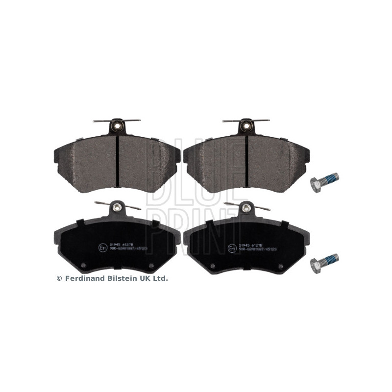 Jeu de quatre plaquettes de frein à disque BLUE PRINT