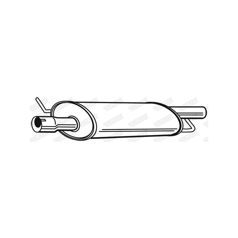 Silencieux avant WALKER