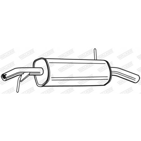 Silencieux arrière WALKER