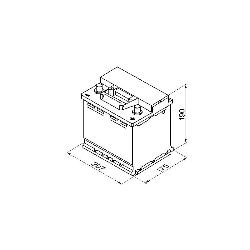 Batterie de démarrage BOSCH