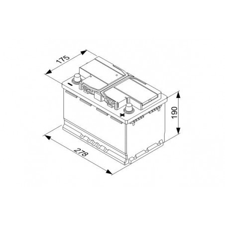 Batterie de démarrage BOSCH