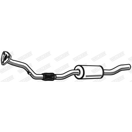 Silencieux avant WALKER