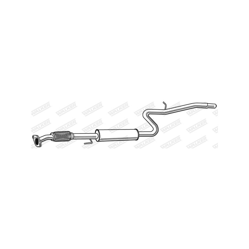 Silencieux intermédiaire WALKER