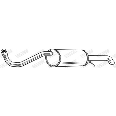 Silencieux arrière WALKER