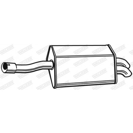 Silencieux arrière WALKER