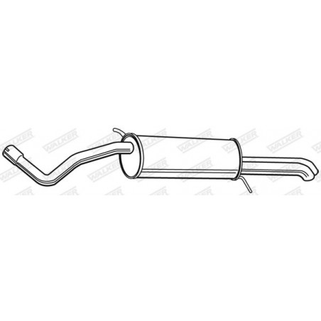 Silencieux arrière WALKER