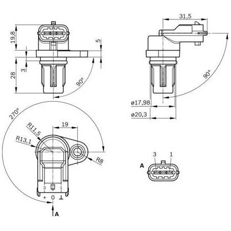 Capteur de position d'arbre...