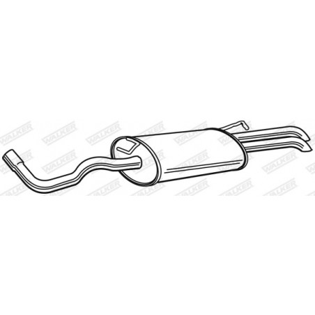 Silencieux arrière WALKER