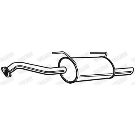 Silencieux arrière WALKER