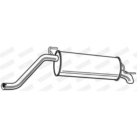 Silencieux arrière WALKER