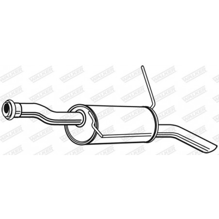 Silencieux arrière WALKER