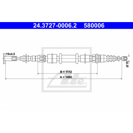 Câble de frein à main ATE