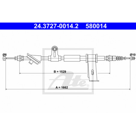 Câble de frein à main ATE