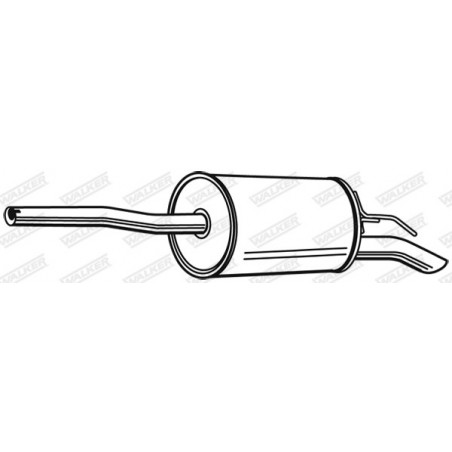 Silencieux arrière WALKER