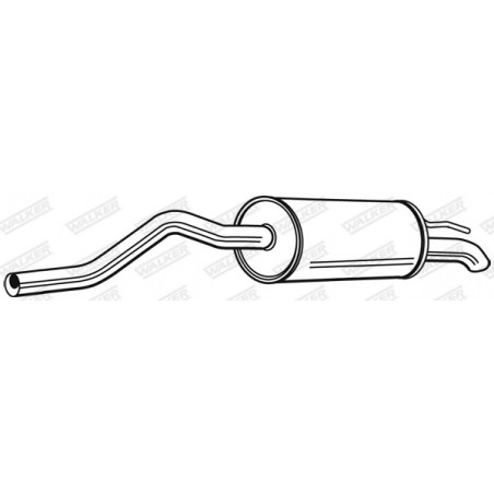 Silencieux arrière WALKER