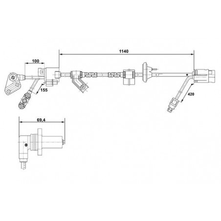 Capteur ABS BOSCH