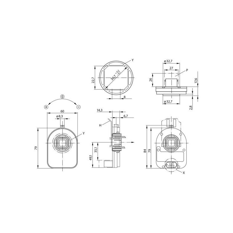 Détecteur de l'angle de direction BOSCH