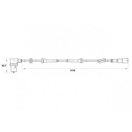 Capteur ABS BOSCH