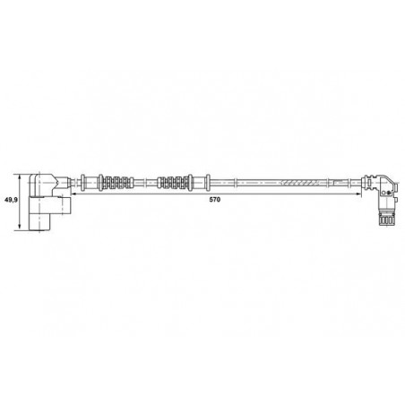 Capteur ABS BOSCH