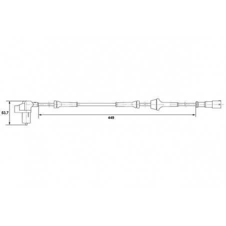 Capteur ABS BOSCH