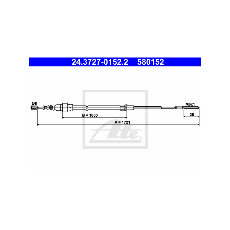 Câble de frein à main ATE