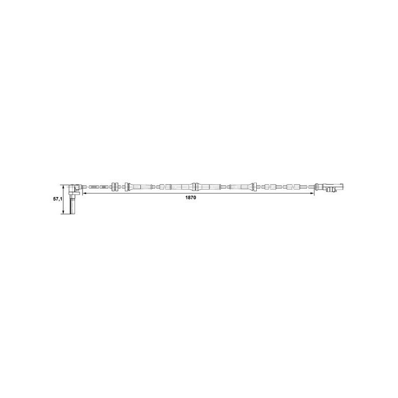 Capteur ABS BOSCH