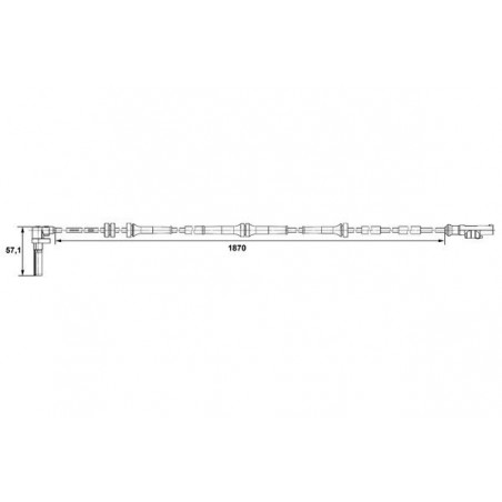 Capteur ABS BOSCH