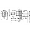Sonde de température (liquide de refroidissement) BOSCH