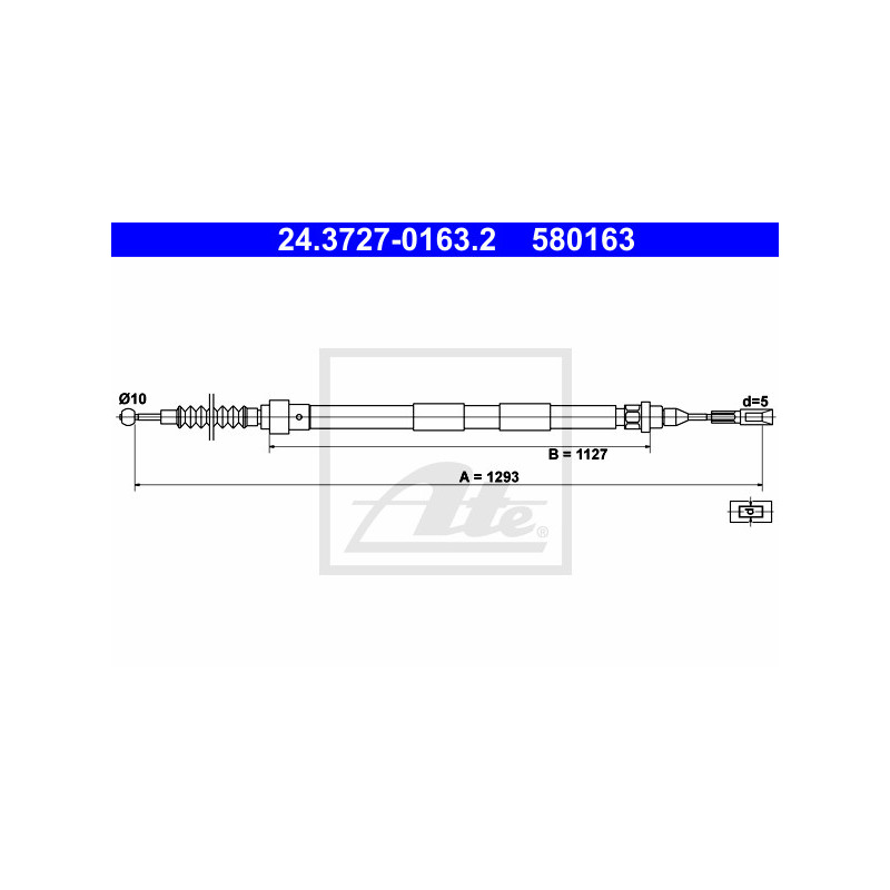 Câble de frein à main ATE