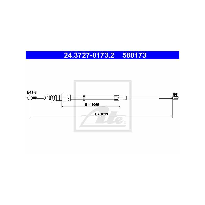 Câble de frein à main ATE