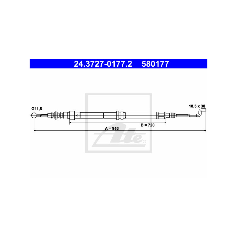 Câble de frein à main ATE