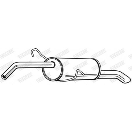 Silencieux arrière WALKER