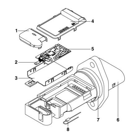 Débitmètre de masse d'air...