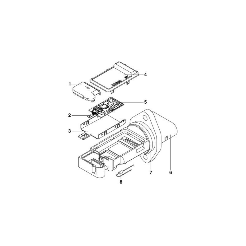 Débitmètre de masse d'air BOSCH