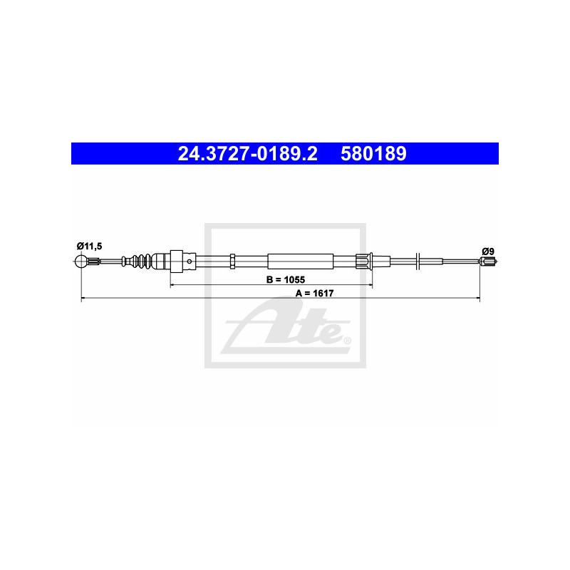 Câble de frein à main ATE