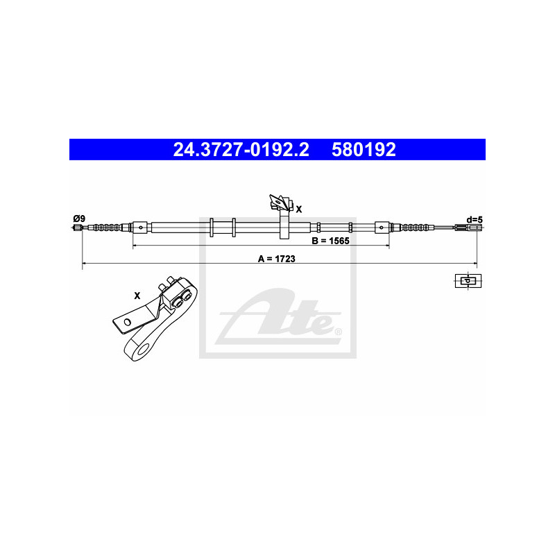 Câble de frein à main ATE
