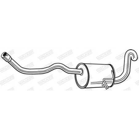 Silencieux arrière WALKER