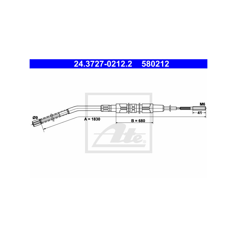 Câble de frein à main ATE