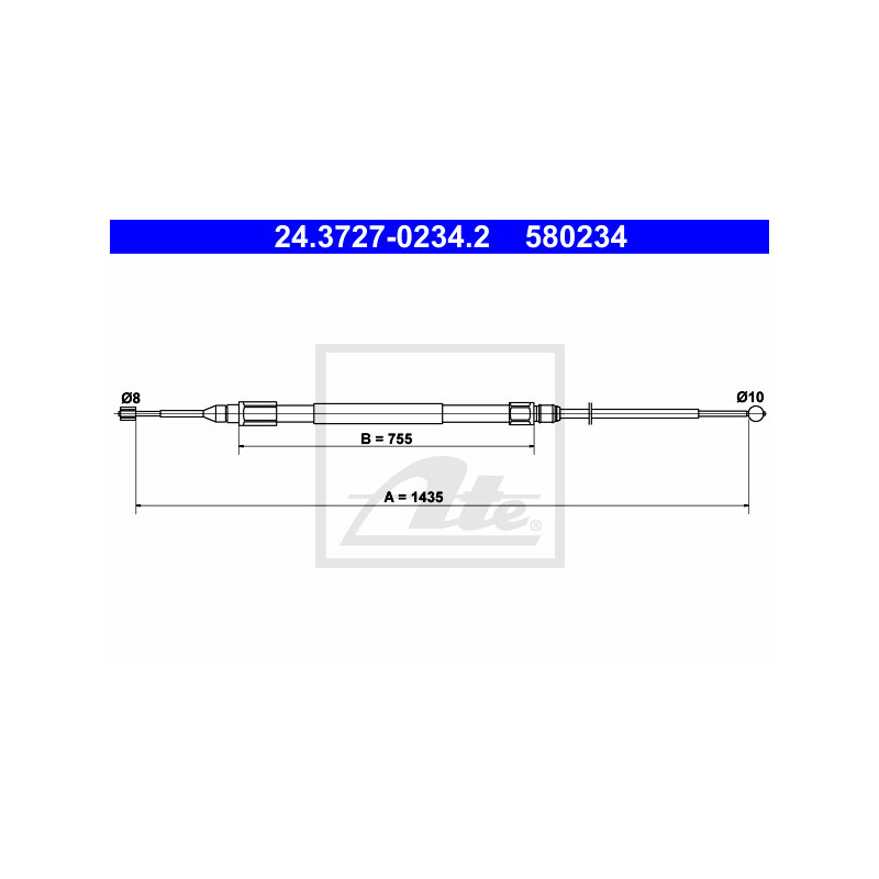 Câble de frein à main ATE