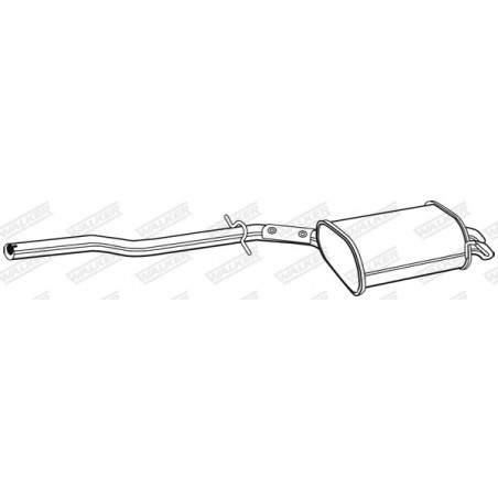 Silencieux arrière WALKER