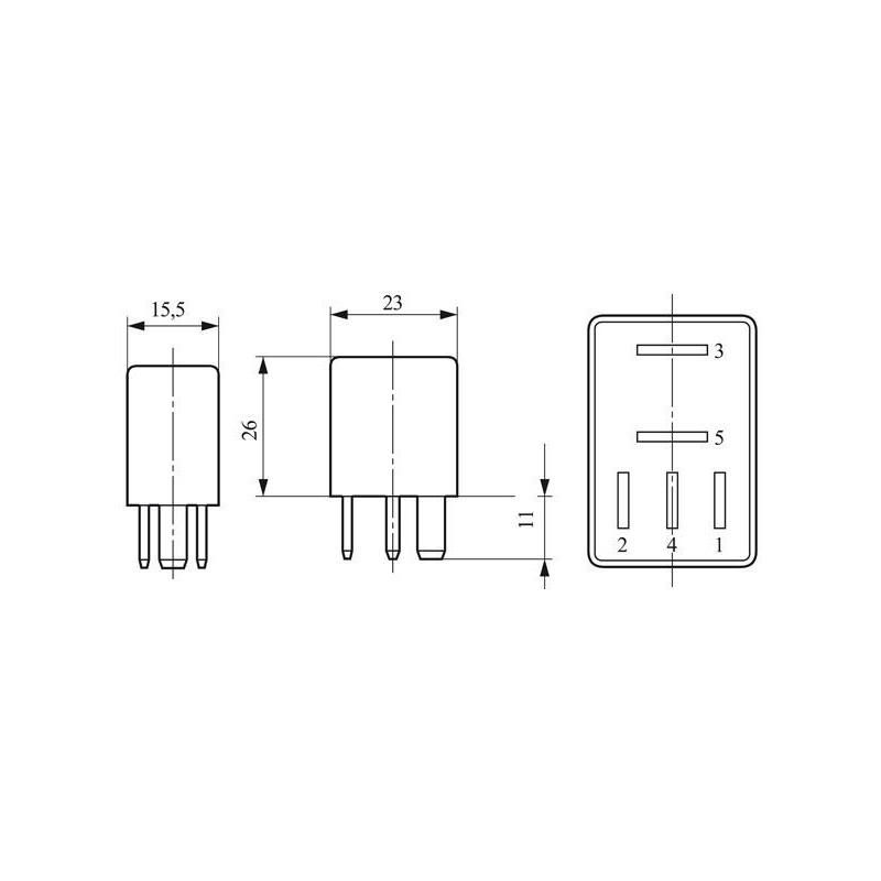 Relais (pompe à carburant) BOSCH