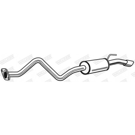 Silencieux arrière WALKER