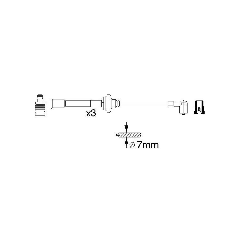 Fils de bougies / Faisceau d'allumage BOSCH