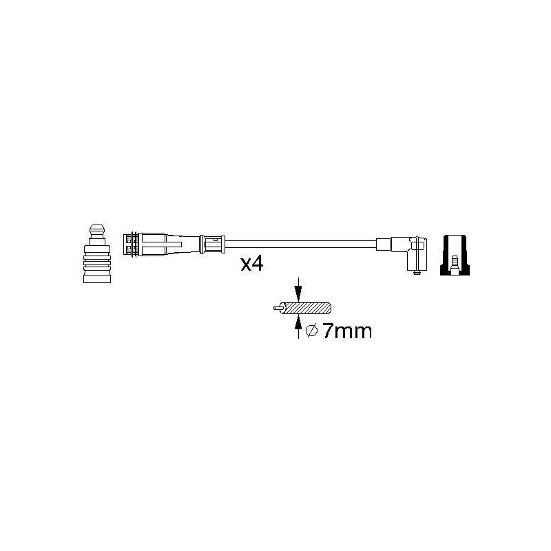 Fils de bougies / Faisceau d'allumage BOSCH