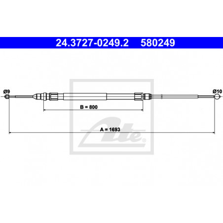 Câble de frein à main ATE