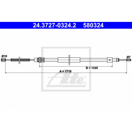 Câble de frein à main ATE