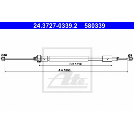 Câble de frein à main ATE