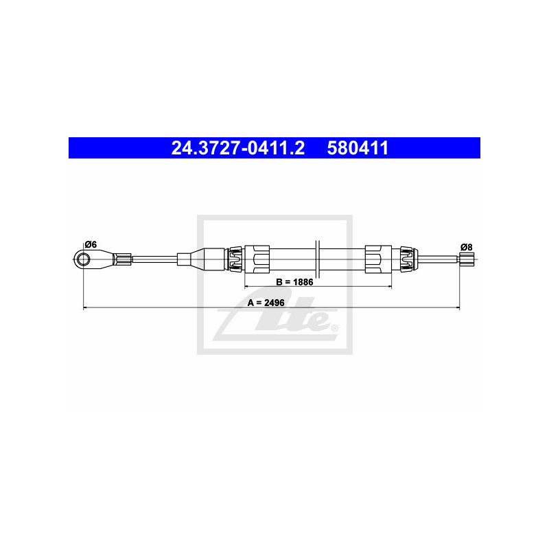 Câble de frein à main ATE